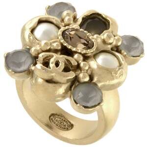 Chanel Cc Logo Ring Metal #207500C14B